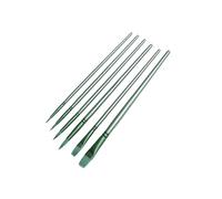 of Professional Art Brushes Fine Tip Round Flat Brush Head Nylon Paint Art