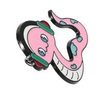 of The Button Brooch Year Small Ornament Pen Stand Watch Strap Lanyard Anti-slip Accessories Snake Pin Zinc Alloy Pink
