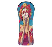 of The Dead Zombie Bride Golf Head Cover Premium Leather Headcovers with Number Tags Designed to Fit All Woods and Drivers