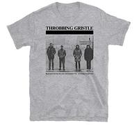 OF Throbbing Gristle 'Berlin' T-Shirt, Psychic TV, Coil Nurse with Wound Current 93 Grey 2XL