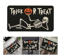 of Thrones Throw Blanket Halloween Theme Doormat Halloween Skeleton Floormat Welcome Mat For Bathroom Home Decoration Inc Throw Blanket (Black, One Size)