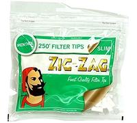 ( ) of Ultra Slim Menthol Filter Tips | 250 Tips Per Pack | Cigarette Smoking Rolling Slim Filters | Premium Quality Ultra Slim Menthol Filters Tips in Re-sealable Bag