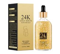 Ofanyia 24K Gold Serum for Face, Moisturizing Anti Aging Facial Serum with Vitamin E, Hyaluronic Acid & Retinol, Smooth Fine Lines Wrinkles, Tightening Firming Skin Face Serum, 100ml (100ml)