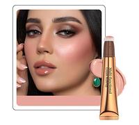 Ofanyia Blush Beauty Wand, Liquid Face Blush Stick with Cushion Applicator, Natural Matte Finish Blsuher Stick, Lightweight Blendable Super Silky Cream Blush Stick (07# Light Pink Blush)