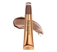 Ofanyia Contour Beauty Wand, Liquid Face Concealer Contouring with Cushion Applicator, Natural Matte Finish Shading Bronzer Stick, Lightweight Blendable Super Silky Cream Contour Stick (02# Medium)