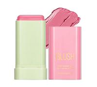 Ofanyia Cream Blush Stick, Unique Roating Design Multi-Use Blush Stick for Lip and Cheek Tint, Lightweight Easy to Blend Natural Cream Blusher, Matte Texture Blush Face Stick (01# Shy Pink)