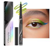Ofanyia Multichrome Eyeliner Pencil - Metallic Gel, Yellow Green Indigo Shifting Colors, Waterproof, Smudge Proof, Easy To Color