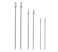 Ofargo Meat Trussing Needles, Roasting Trussing Needles for Lacing Roast Turkey, Chicken, Pork Skin, Whole Hog, Lamb, and Rotisserie Pig; Two of Each Size 4.9/5.7/7inch, 6pcs in All