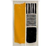 Ofat Home Doorway Curtain Colour Clash Japanese Noren Tapestry, Wall Hanging for Kitchen Bathroom Bistro Partition Shading Bedroom Decoration, Customizable, 33.5X 59 in (Style*1)