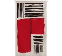 Ofat Home Doorway Curtain Colour Clash Japanese Noren, Wall Hanging for Kitchen Bathroom Bistro Partition Shading Bedroom Decoration, Customizable, 33.5X 59 in (Style*5)