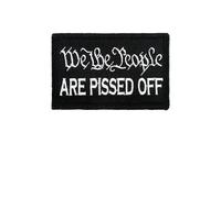 OFC-P We The People are Pissed Off Patch,Funny Meme Embroidered Tactical Military Patches - Hook and Loop Fastener