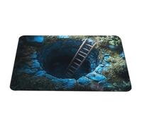 Ofcwoa Carpet with Optical Illusion | Scary Non-Slip Doormat with Aesthetic Design - 3D Illusion Carpet | For Decoration For Halloween Indoors, On The Entrance, In The