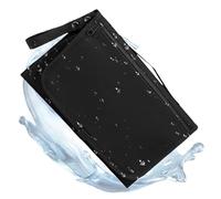 Ofcwoa Changing Bag in the Design of a Handbag, Large Capacity and Waterproof, Changing Handbag, Pram Bag with Changing Mat, for Short Trips, Travel, Walks, Daily, black, Siehe Beschreibung