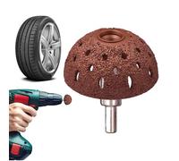 Ofcwoa Tyre Polishing Wheel Adapter | Bowl Shaped Tungsten Grinding Head, Tyre Patch Polishing Wheel Tyre Buffer Tool for Car Low Speed High Speed Patch Tool