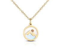 OFDNE Love Moving Mountains-Faith Necklace for Women Her, Fashion Mustard Seed Wish Oval Necklace Inspirational Religious Christian Graduation Gifts , One Size, Stainless Steel, No Gemstone