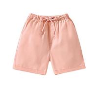 ofeirhz 12 Month Boy Shorts Solid Color System 2023 The New Baby Newborn Infant Boys Patchwork Cotton Summer Autumn Short Pants Pants Clothes Big Boy Shorts (Pink, 4-5Years)