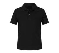 ofeirhz Infant Boys Tops Up Short Sleeved Top for 4 to 8 Years Fort Night Shirts (Black, 7-8 Years)