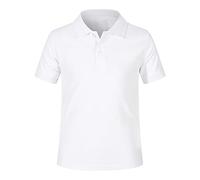 ofeirhz Infant Boys Tops Up Short Sleeved Top for 4 to 8 Years Fort Night Shirts (White, 7-8 Years)