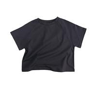 ofeirhz Toddler Boy Full Sleeve Tees Classic Loose Short Soft Bat Sleeve Solid T Shirt Tee Tops Clothes Plain Shirts Vinyl Transfer (Dark Gray, 4 Years)