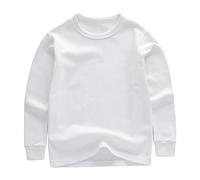 ofeirhz Valentines Tees for Boys Crewneck T Shirt | Cotton Soft Multi Sleeve Basic Toddlers and Kids Top Costumes for Tween Boys (White, 2-3 Years)