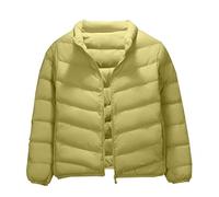 ofeirhz Water Apparel The Boys Medium Weight Puffer Wind Water Kids Down Jacket Girls (Army Green, 12-13Years)