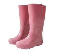 ofeirhz Wellies Women Mens Wide Calf Wellies Classic Seamless Mid Waterproof Rain Boot Easy To Clean Slip On Wellington Boots Snow Rain Muck Outdoor Mud Shoes Welly Ladies Garden Boots