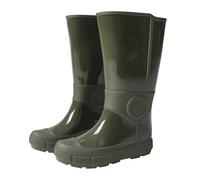 ofeirhz Wellies Women Mens Wide Calf Wellies Classic Seamless Mid Waterproof Rain Boot Easy To Clean Slip On Wellington Boots Snow Rain Muck Outdoor Mud Shoes Welly Ladies Garden Boots
