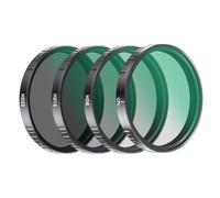 OfeooAi 4-Pack Filter Set for DJI Osmo Action 6 - Snap-On CPL + ND8/16/32, Anti-Slip Silicone Lining, Control Light & Reduce Glare for Travel, Beach and Snow Sports
