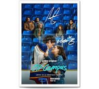 Off Campus Cast Signed Poster Print Picture Display Autograph Memorabilia Romance Movie Fans Gift A4/A3 Ella Bright Belmont Cameli (A4 Poster Only)