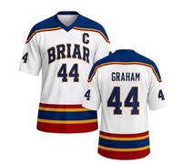 Off Campus Hockey Merch Jersey Graham 44 & Logan 22 & Tucker 46 & Di Laurentis 66 Briar U Jersey Shirts Unisex Short Sleeve Briar Hockey Shirts Sports Inspired Tshirts Off Campus Gift for Fans