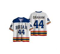 Off Campus Hockey Merch Jersey Graham 44 & Logan 22 & Tucker 46 & Di Laurentis 66 Briar U Jersey Shirts Unisex Short Sleeve Briar Hockey Shirts Sports Inspired Tshirts Off Campus Gift for Fans