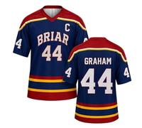 Off Campus Merch Briar University Merch Graham 44 Logan 22 Tucker 46 Di Laurentis 66 Hockey Jersey Womens Off Campus Shirt V Neck Short Sleeve Jersey Shirts for Fans