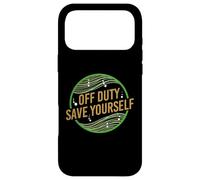 Off duty save yourself - Med Surg Nurse Case for iPhone 17 Pro Max