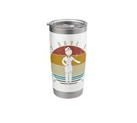 Off Duty Save Yourself Sarcastic Cabin Crew Flight Attendant Stainless Steel Insulated Tumbler