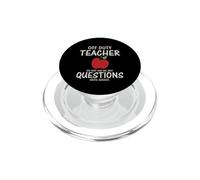 Off Duty Teacher Do Not Ask Me Any Questions Until August PopSockets PopGrip for MagSafe