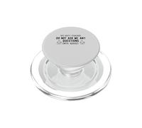 Off Duty Teacher Do Not Ask Me Any Questions Until August PopSockets PopGrip for MagSafe