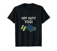 Off Duty Yogi Yoga Mindfulness Graphic T-Shirt