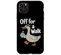 Off For A Walk Duck Exercise Walking Humor Goose Case for iPhone 11 Pro Max