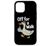 Off For A Walk Duck Exercise Walking Humor Goose Case for iPhone 12/12 Pro