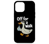 Off For A Walk Duck Exercise Walking Humor Goose Case for iPhone 12 Pro Max