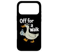 Off For A Walk Duck Exercise Walking Humor Goose Case for iPhone 17 Pro Max