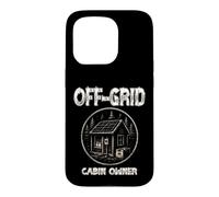 OFF-GRID CABIN OWNER Nature Lover Forest Cottage Solar Power Case for iPhone 15 Pro
