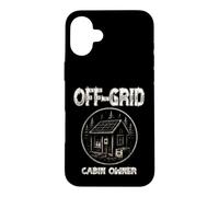 OFF-GRID CABIN OWNER Nature Lover Forest Cottage Solar Power Case for iPhone 16 Plus
