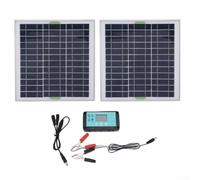 Off-Grid Solar System 200W for RV Boat for Camper Off-Grid Solar(2pcs) | Aluminum alloy frame, IP67 waterproof, wind resistant, snow loa outdoor build