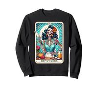 Off My Meds Unhinged Tarot Card Funny Graphic Sweatshirt
