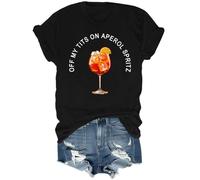 Off My Tit On Aperol Spritz T-Shirt, Aperol Spritz Shirt, Off My Tit On Aperol Spritz Shirt Black
