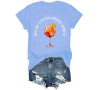Off My Tit On Aperol Spritz T-Shirt, Aperol Spritz Shirt, Off My Tit On Aperol Spritz Shirt Carolina Blue