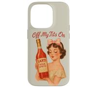 Off My Tits On Sarti Rosa Spritz Italian Cocktail Vintage Case for iPhone 14 Pro