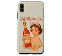 Off My Tits On Sarti Rosa Spritz Italian Cocktail Vintage Case for iPhone XS Max