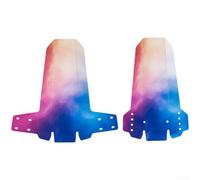 Off-Road Bike Mudguard for Mountain Bikes with Adjustable Height Mounting and Three-Way Folding Design to Reduce Mud Spray (C)